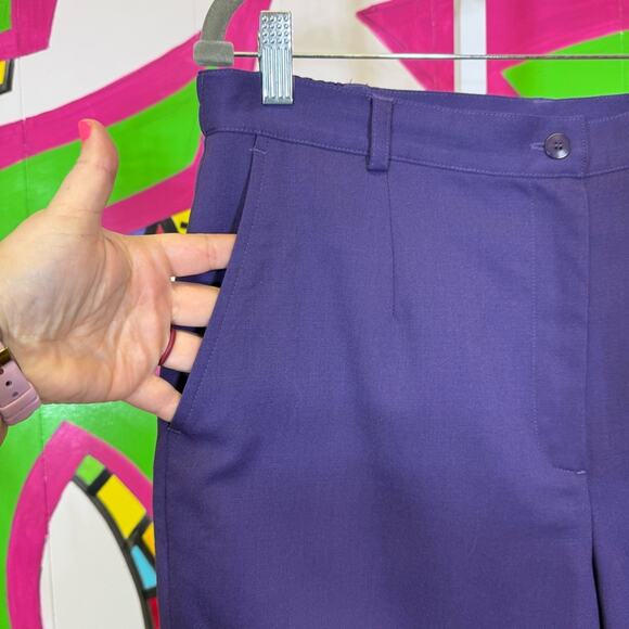 Appleseed's, Purple Wool Blend Dress Pants. Size 16. In excellent condition! - Picture 2 of 7